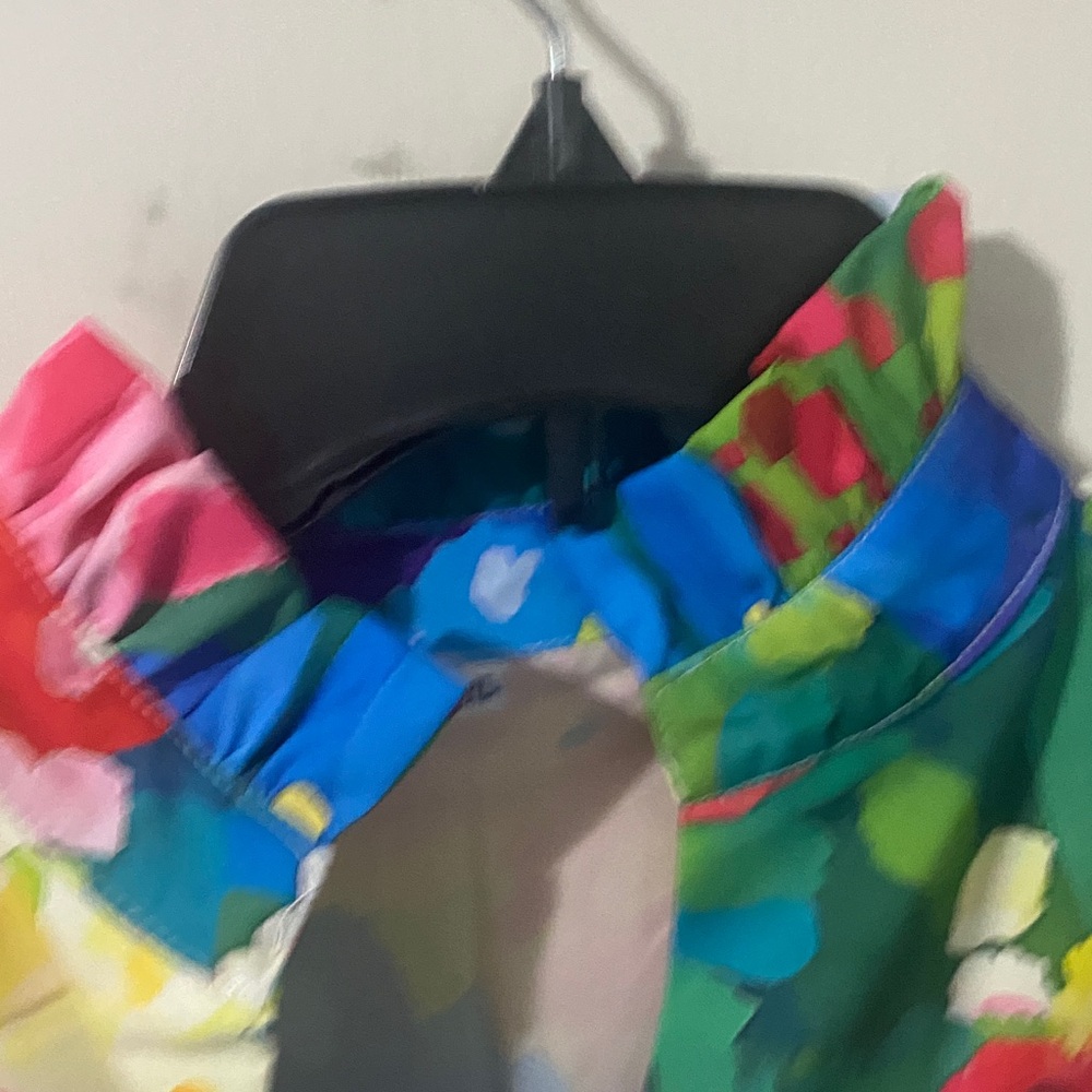 Source Unknown Multicolor Floral Blouse - Picture 2 of 4